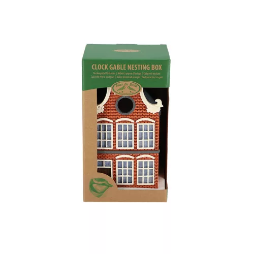 Folyómenti ház kinézetű polyresin madárház, 3 féle, csomag, 6 db