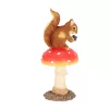 Légyölő galóca mókussal polyresin szobor, dekoráció, 12 x 12 x 28,5 cm, csomag,  6 db