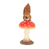 Légyölő galóca mókussal polyresin szobor, dekoráció, 12 x 12 x 28,5 cm, csomag,  6 db