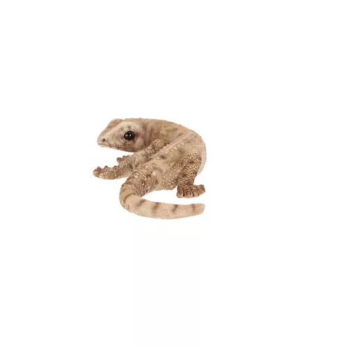 Gyík polyresin szobor, dekoráció, 19 x 8 x 3 cm, csomag,  12 db
