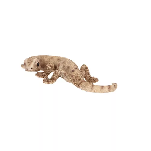 Gyík polyresin szobor, dekoráció, 19 x 8 x 3 cm, csomag,  12 db