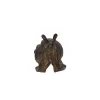 Cserépre akasztható csiga polyresin szobor,  dekoráció, 8 x 4 x 4 cm, csomag,  36 db