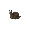 Cserépre akasztható csiga polyresin szobor,  dekoráció, 8 x 4 x 4 cm, csomag,  36 db