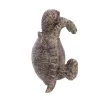 Cserépre akasztható teknős polyresin szobor, dekoráció, 6 x 4 x 8,5 cm, csomag,  36 db