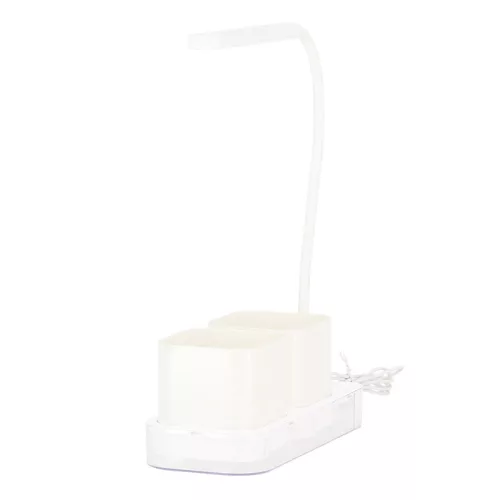 Növénytermesztő LED lámpa, két virágtartóval, fehér, csomag, 12 db