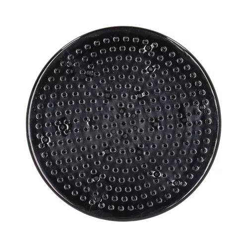 Műanyag öntapadós kenzan, fekete, 7 cm átmérőjű, csomag, 36 db