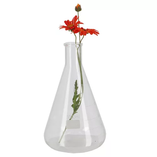 Erlenmeyer lombik, 3,5 literes, csomag, 6 db