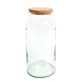   Henger alakú florárium parafa tetővel, 8,3 literes, csomag, 4 db