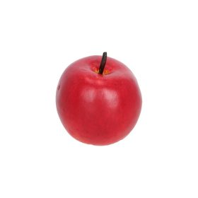 Alma, műgyümölcs élethű dekoráció, 8 cm átmérőjű