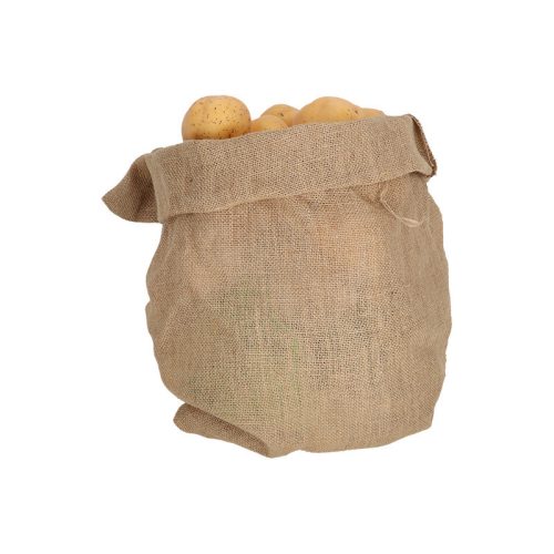 Krumpli, műgyümölcs élethű dekoráció, 10 x 7 x 6 cm, csomag,  60 db