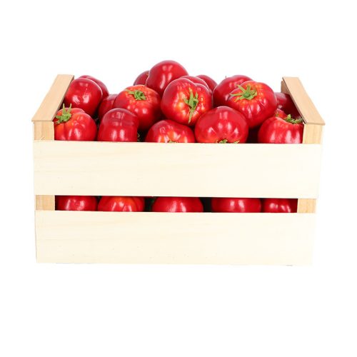 Paradicsom, műgyümölcs élethű dekoráció, 8 x 7 x 6 cm, csomag,  60 db