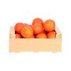 Mandarin, műgyümölcs élethű dekoráció, 7 x 7 x 5 cm, csomag,  48 db
