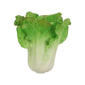   Fejes káposzta, műzöldség élethű dekoráció, 11 x 11 x 13 cm, csomag,  36 db