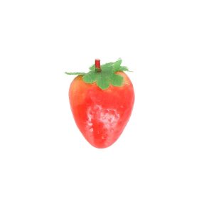Eper, műgyümölcs élethű dekoráció, 20 db-os, 3 x 4 cm