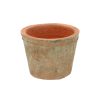 Terrakotta cserép, 9 cm átmérőjű