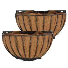   Oszlopra szerelhető virágkosár szett, 2 db-os, csomag, 4 db