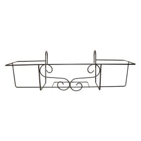 Korlátra akasztható virágtartó virágládához, 62 cm
