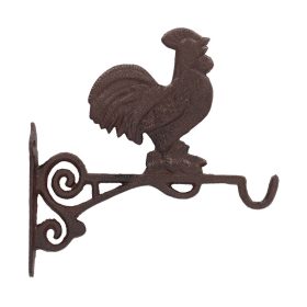   Öntöttvas virágtartó konzol, kakasos, 24 x 25 cm, csomag, 6 db
