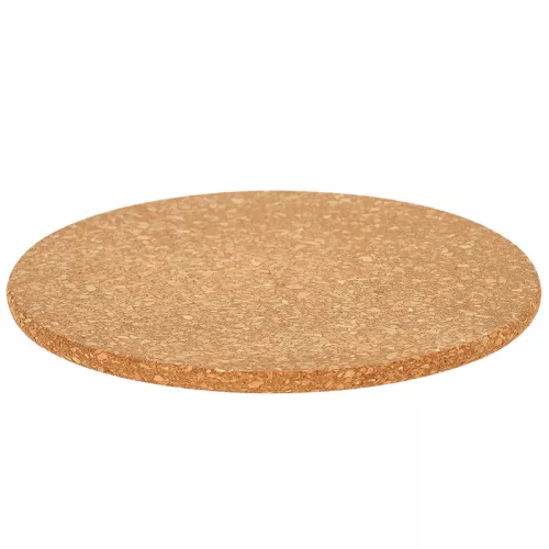 Kerek parafa alátét, 25 cm átmérőjű, csomag, 36 db