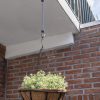 Felakasztható kézi emelőcsiga virágkosarakhoz, 102 cm, csomag, 24 db
