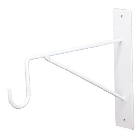 Klasszikus virágtartó konzol, fehér, 25 cm 