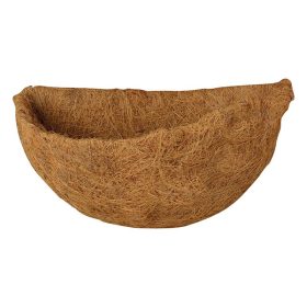   Kókuszrost betét félkör alakú virágtartókhoz, 33 x 17 cm, csomag, 24 db