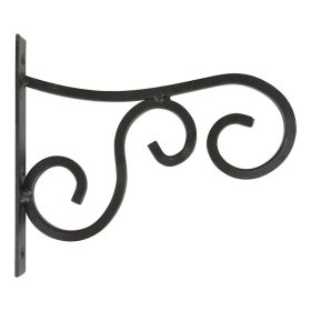 Kovácsoltvas virágtartó konzol, 21 cm