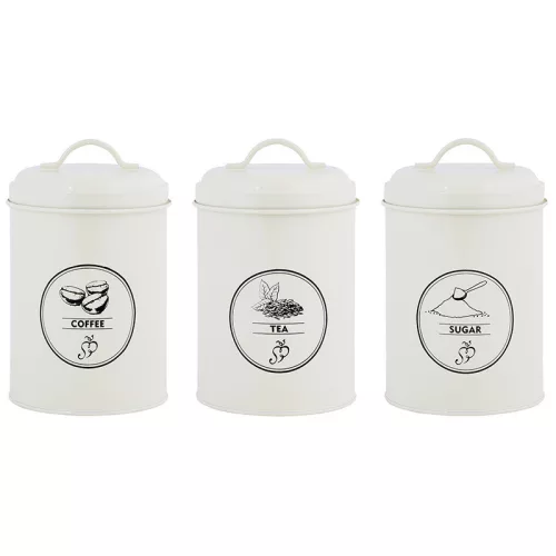 Cukortartó fém doboz, 1,3 literes