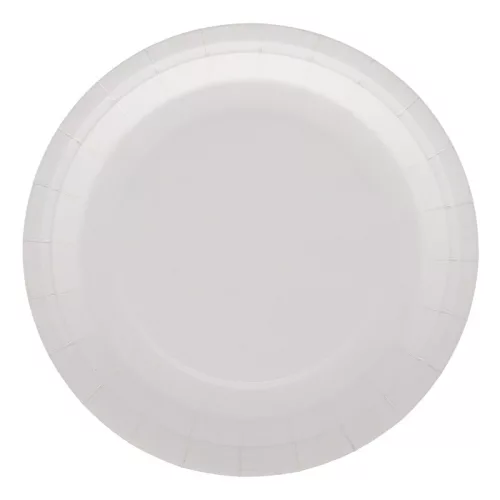 Mezei virág mintás papírtányér, 8 db-os, 23 cm átmérőjű