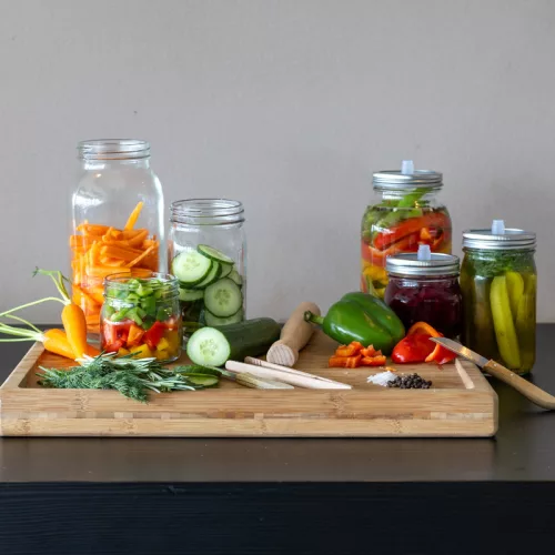 Fermentáló üveg, 0,4 literes, csomag,  12 db