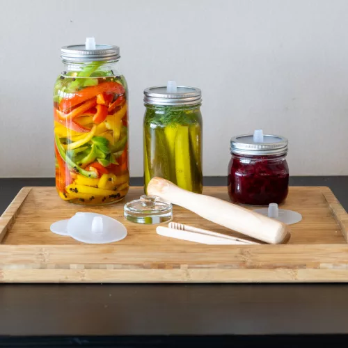 Fermentáló üveg, 0,8 literes, csomag,  12 db