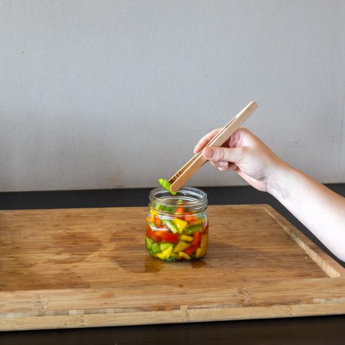 Konyhai fa csipesz,18 cm, csomag,  12 db