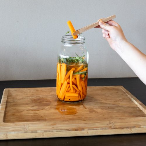 Konyhai fa csipesz,18 cm, csomag,  12 db