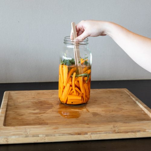 Konyhai fa csipesz,18 cm, csomag,  12 db