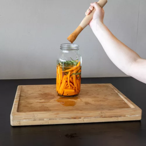 Fermentáló fa préselő, 25 cm, csomag,  12 db