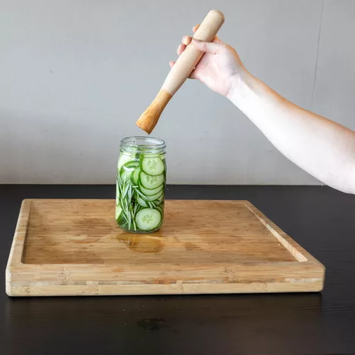 Fermentáló fa préselő, 25 cm, csomag,  12 db