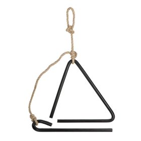   Háromszög alakú felakasztható étkezésjelző csengő, 24 x 22,5 cm, csomag,  12 db