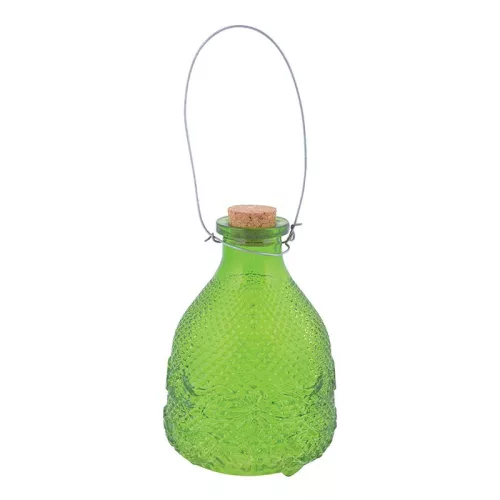 Buborék mintás üveg darázscsapda, 3 féle, 14 cm, csomag, 24 db