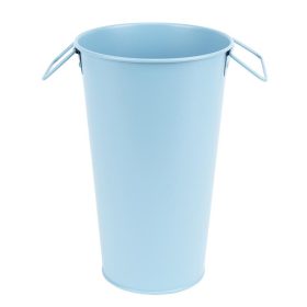 Fém váza, 3,2 literes, világoskék, 26 cm