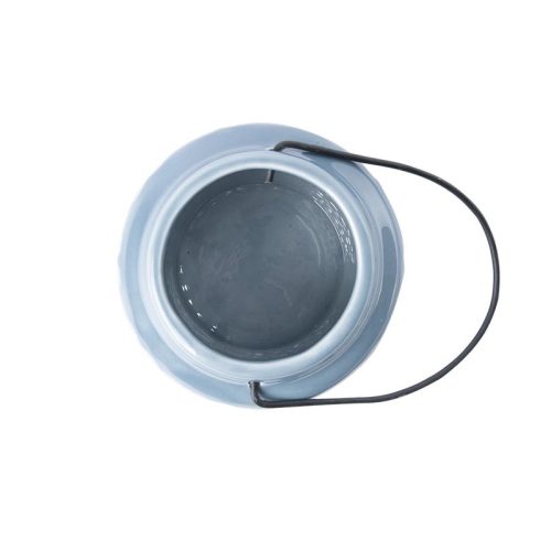 Virág mintás kerámia mécsestartó, 3 féle, 11 cm, csomag, 12 db