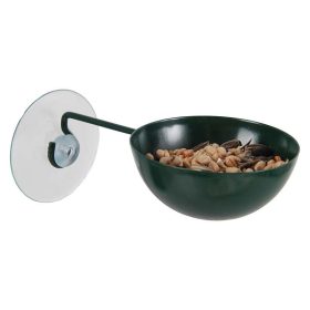   Ablakra rögzíthető fém madáretető és -itató tál, csomag, 20 db