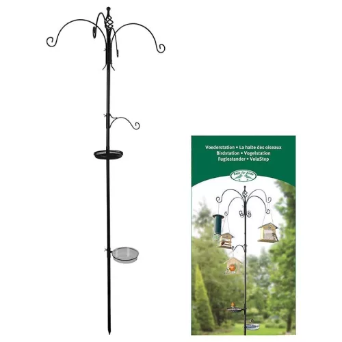 Fém leszúrható madáretető állvány, 300 cm, csomag, 4 db