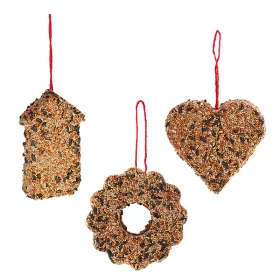   Formába tömörített madáreleség, 15 cm, 3 féle, csomag, 12 db