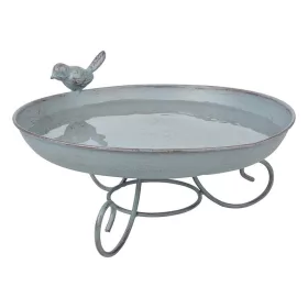   Fém madáritató, lábakon álló, szürke, 22 cm átmérőjű, csomag, 12 db