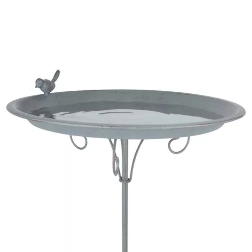 Fém leszúrható madáritató, szürke, 107 cm, csomag, 6 db