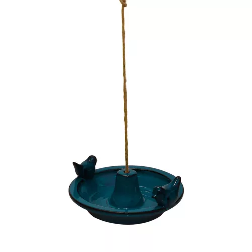 Függő kerámia madáretető tál, 3 féle, 30 cm átmérőjű, csomag, 6 db