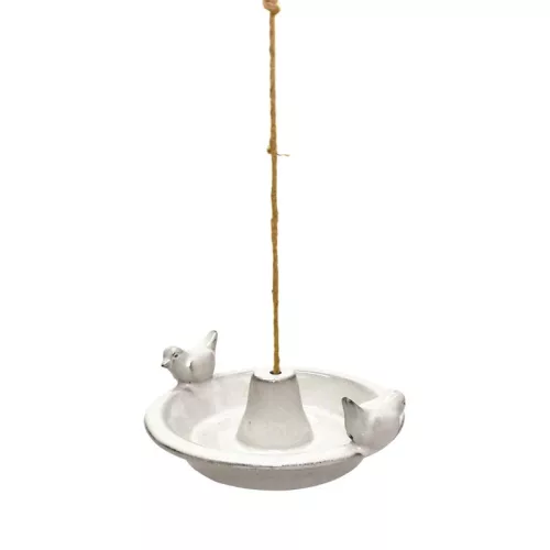 Függő kerámia madáretető tál, 3 féle, 30 cm átmérőjű, csomag, 6 db