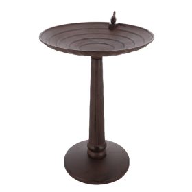   Öntöttvas álló madáritató és -etető, 55 cm átmérőjű