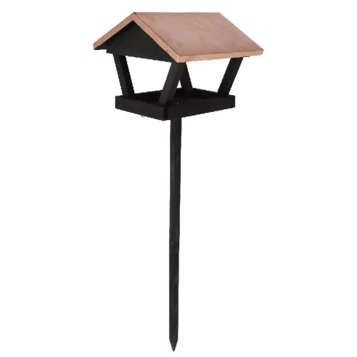 Leszúrható madáretető, faggyúgolyó akasztóval, fekete és rose gold színű, 120 cm, csomag, 4 db