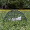 Fém védőketrec madáritató és etetőhöz, 50 cm átmérőjű, csomag, 6 db